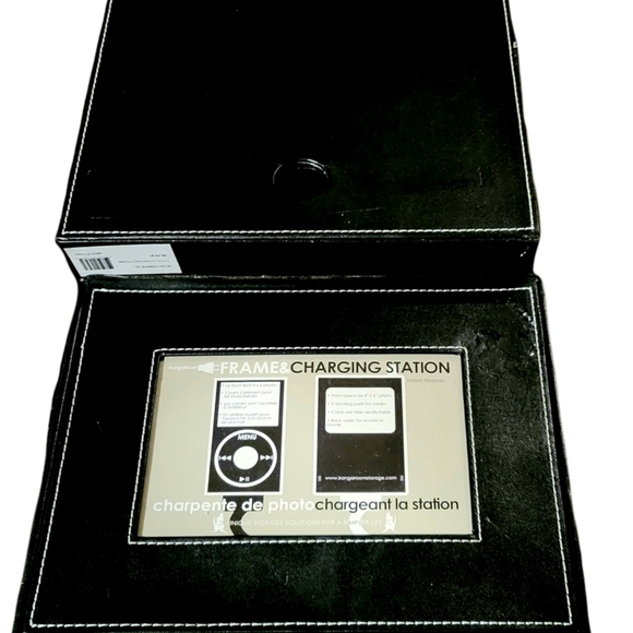 KANGAROOM set of 2 Black picture frame charging stations - Picture 4 of 9